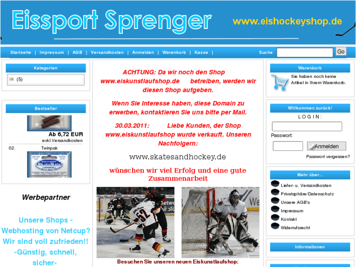 www.eishockeyshop.de