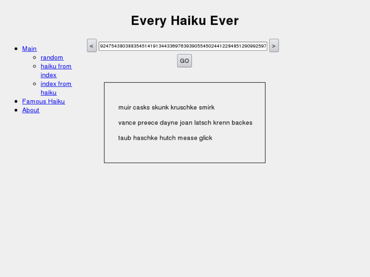 www.everyhaikuever.com