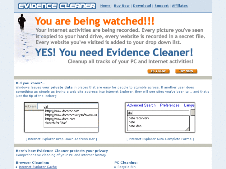 www.evidence-cleaner.net