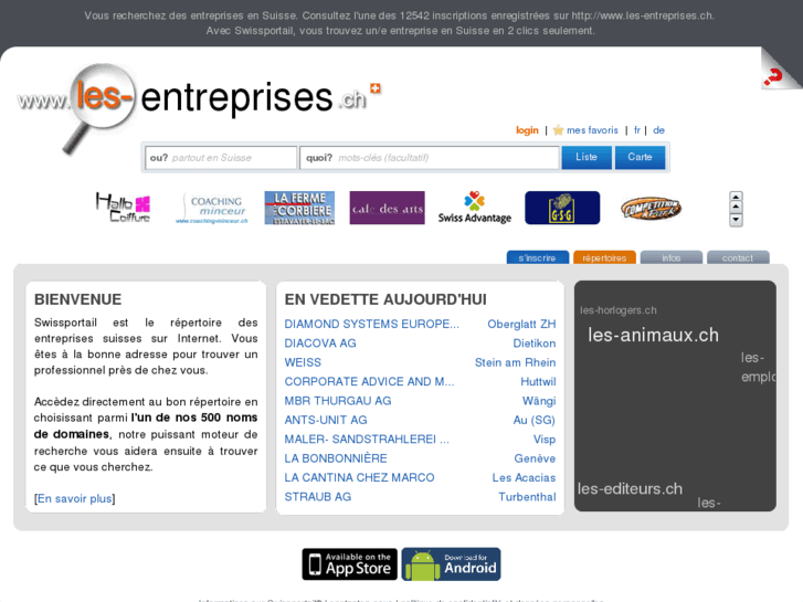 www.les-entreprises.ch