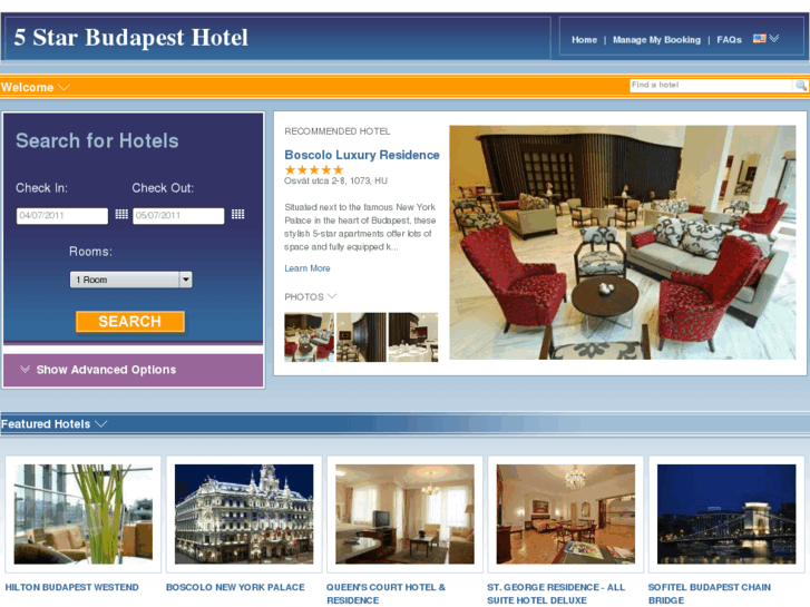 www.5starbudapesthotel.com