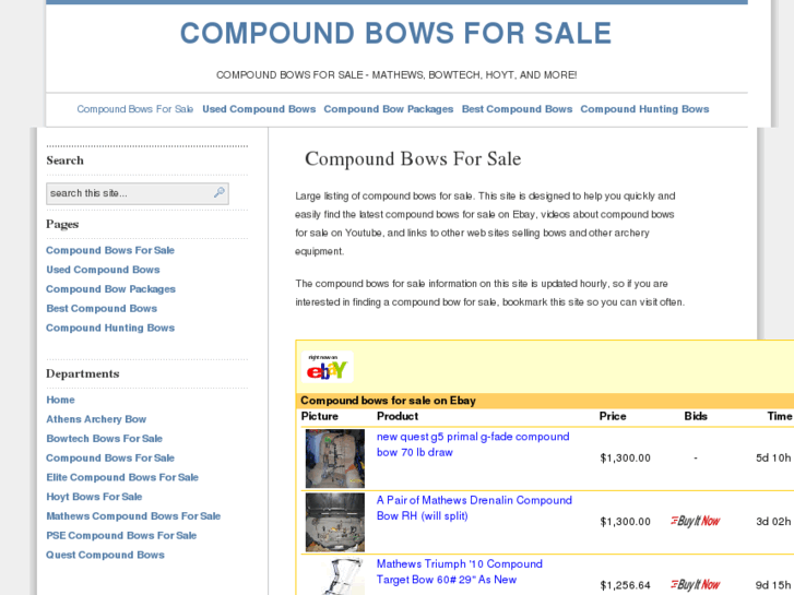 www.compoundbowsales.com