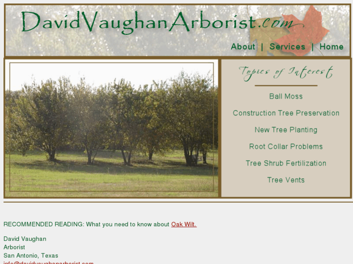 www.davidvaughanarborist.com
