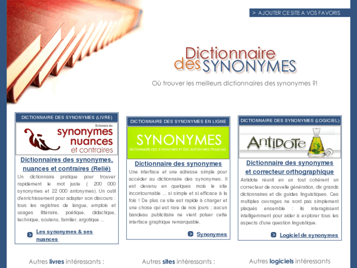 www.dictionnaire-des-synonymes.com