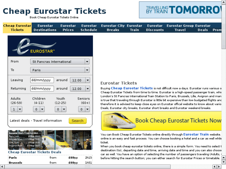 www.eurostartickets.info