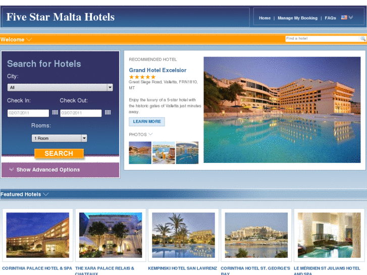 www.fivestarmaltahotels.com