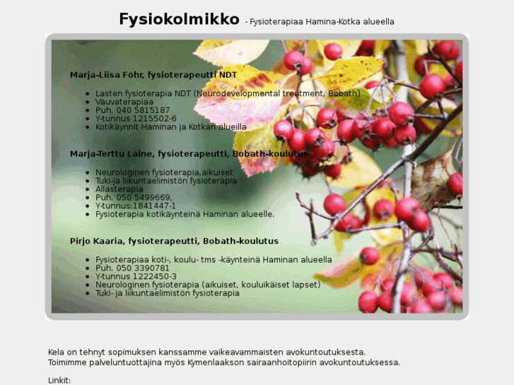 www.fysiokolmikko.net