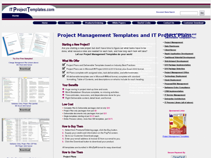 www.itprojecttemplates.com