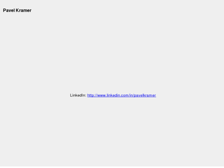 www.pavelkramer.com