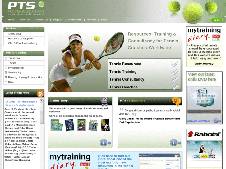 www.protennissolutions.com