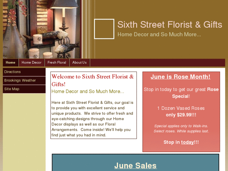 www.sixthstreetfloristandgifts.com