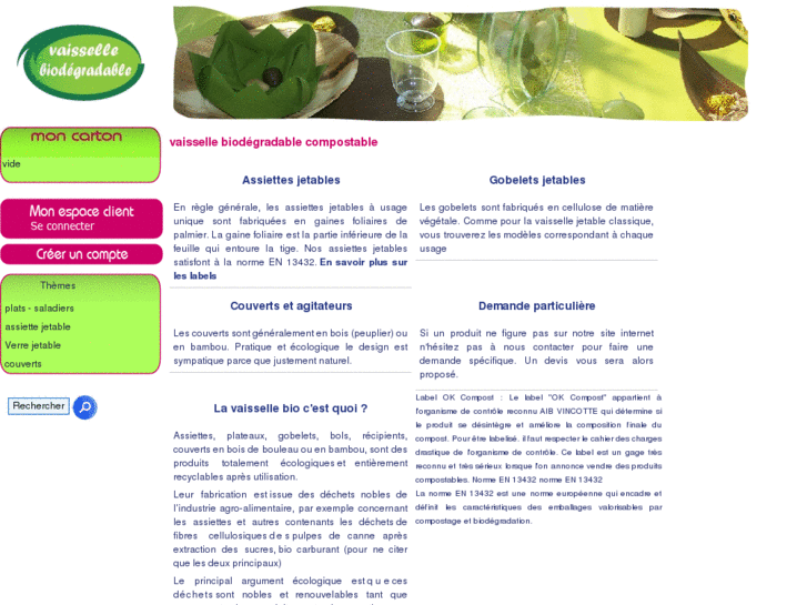 www.vaissellebiodegradable.fr