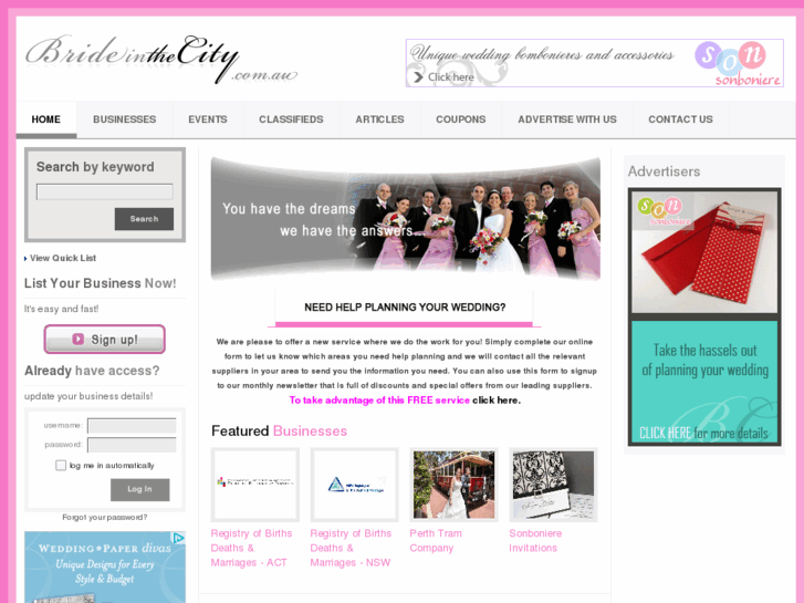 www.brideinthecity.com.au