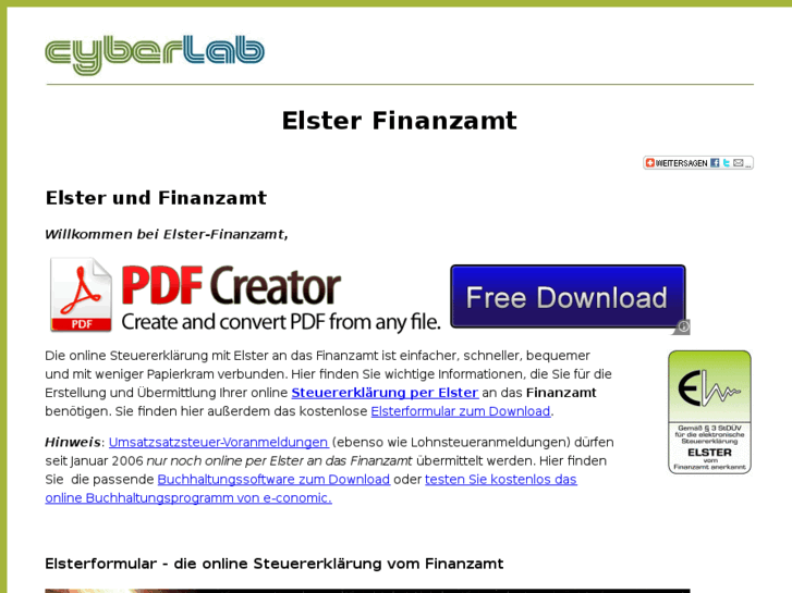 www.elster-finanzamt.de