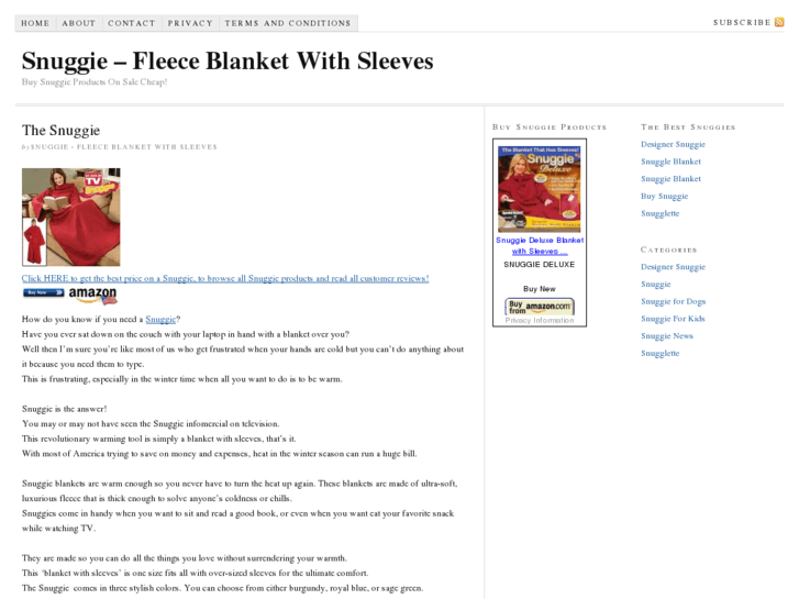 www.fleeceblanketwithsleeves.com