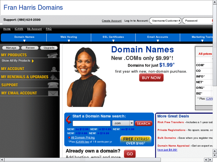 www.franharrisdomains.com