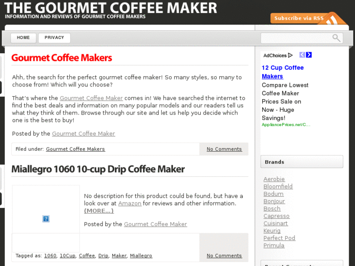 www.gourmet-coffee-maker.net