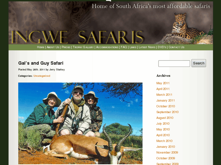 www.ingwe-safaris.com