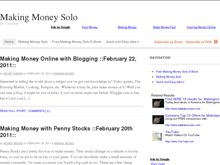 www.makingmoneysolo.com