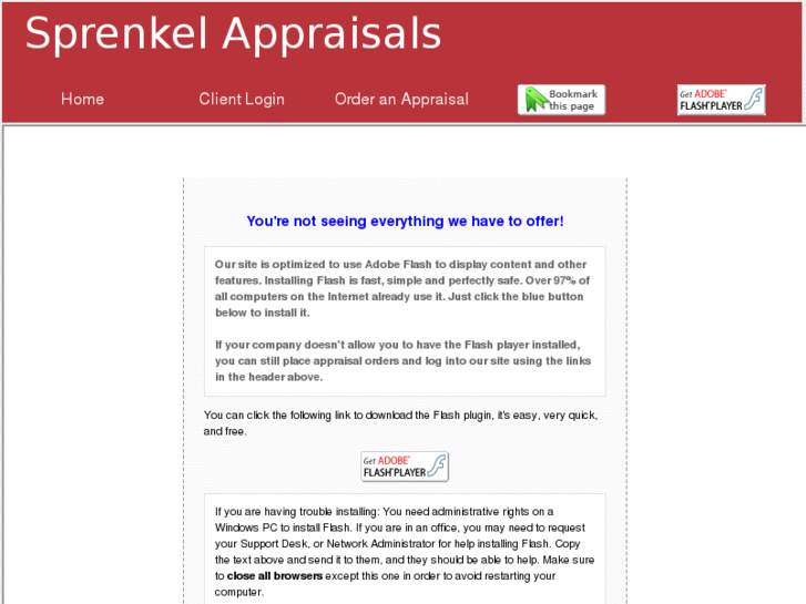 www.sprenkelappraisals.com