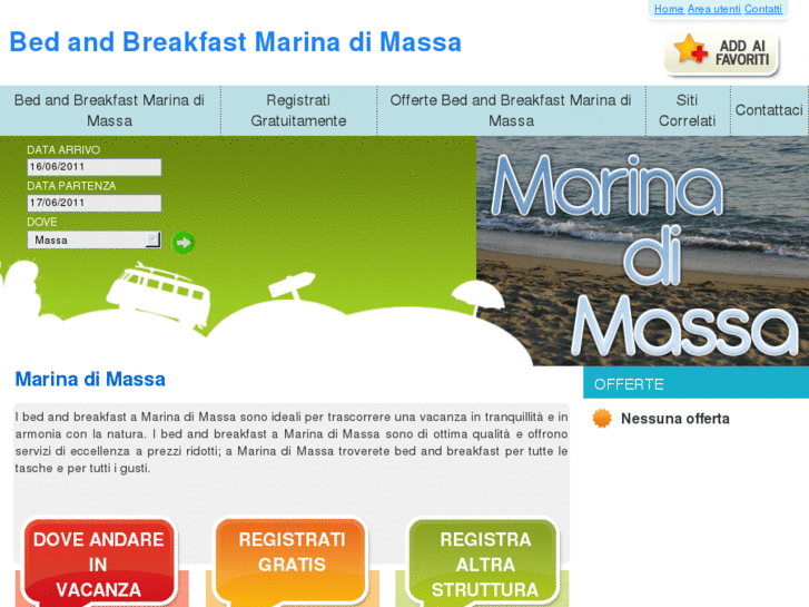 www.bedandbreakfastmarinadimassa.com