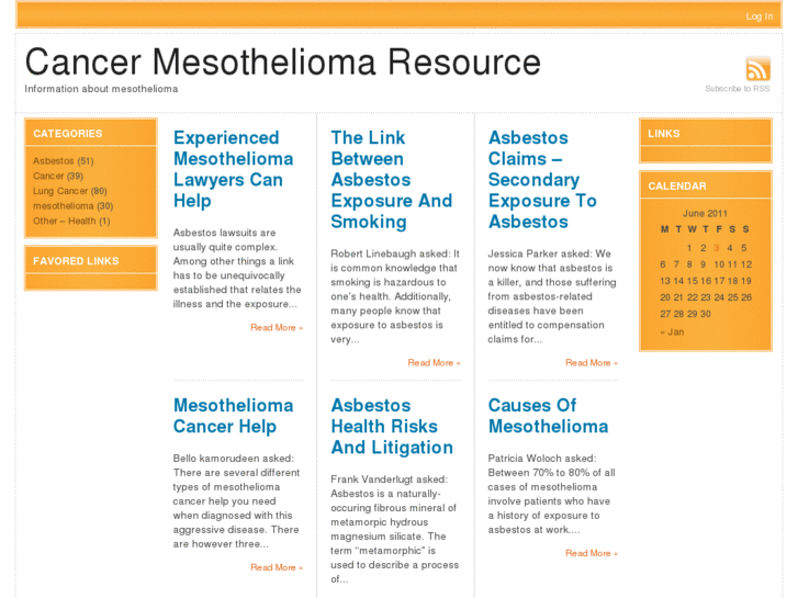 www.cancermesotheliomaresource.com