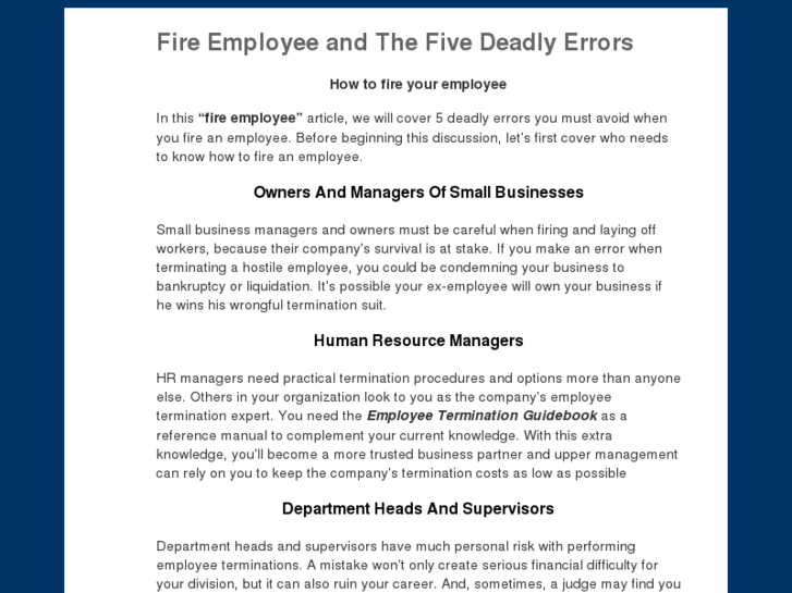 www.fire-employee.com