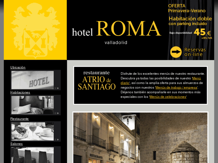 www.hotelromavalladolid.com