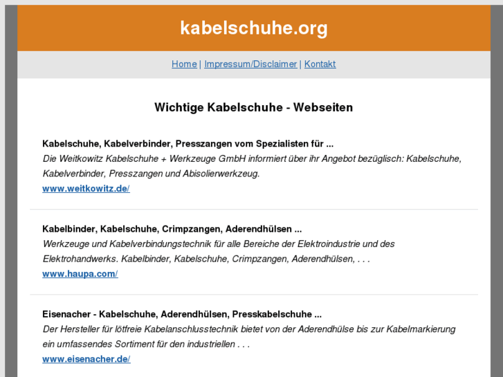 www.kabelschuhe.org