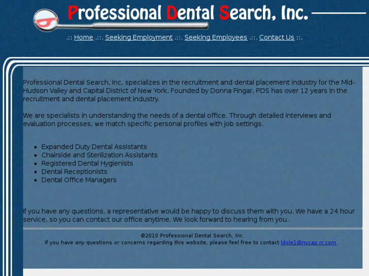 www.professionaldentalsearch.com