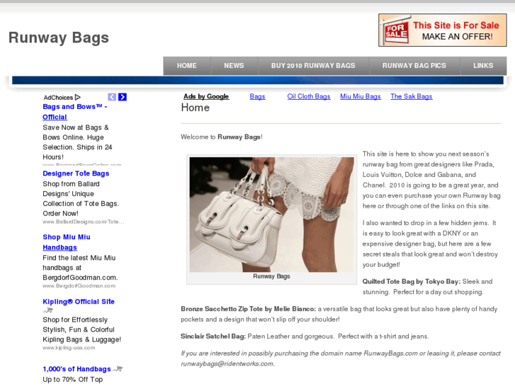 www.runwaybags.com