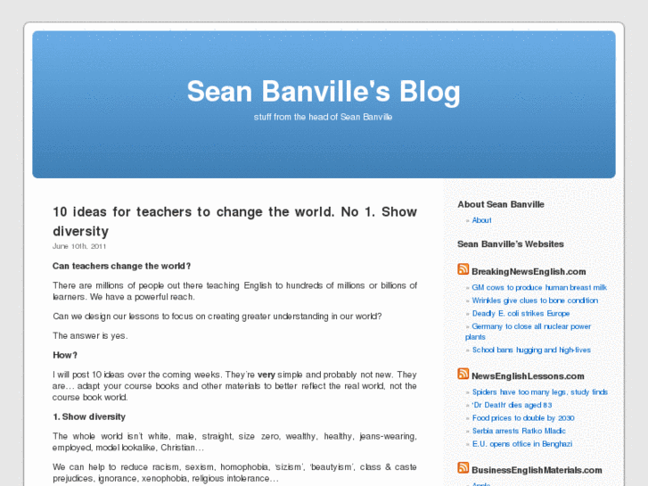 www.seanbanville.com