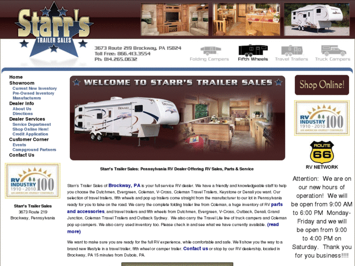 www.starrstrailersales.com