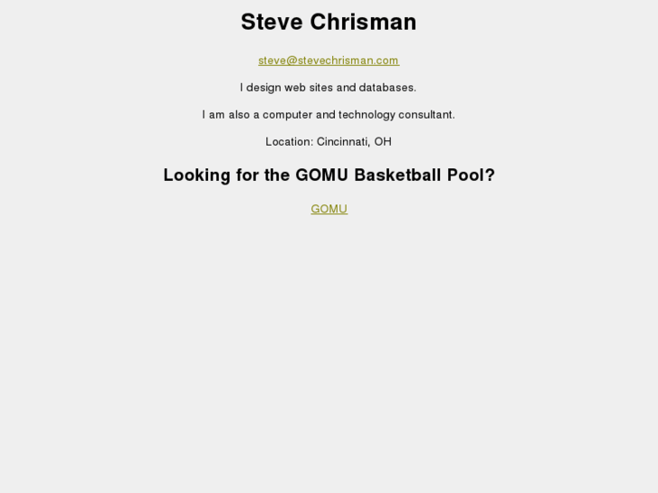 www.stevechrisman.com