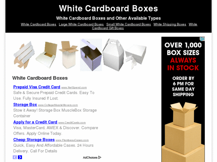 www.whitecardboardboxes.com