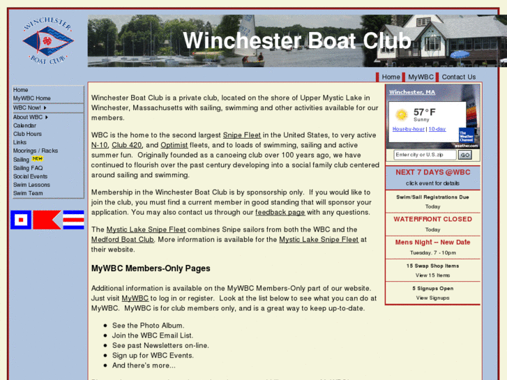 www.winchesterboatclub.com