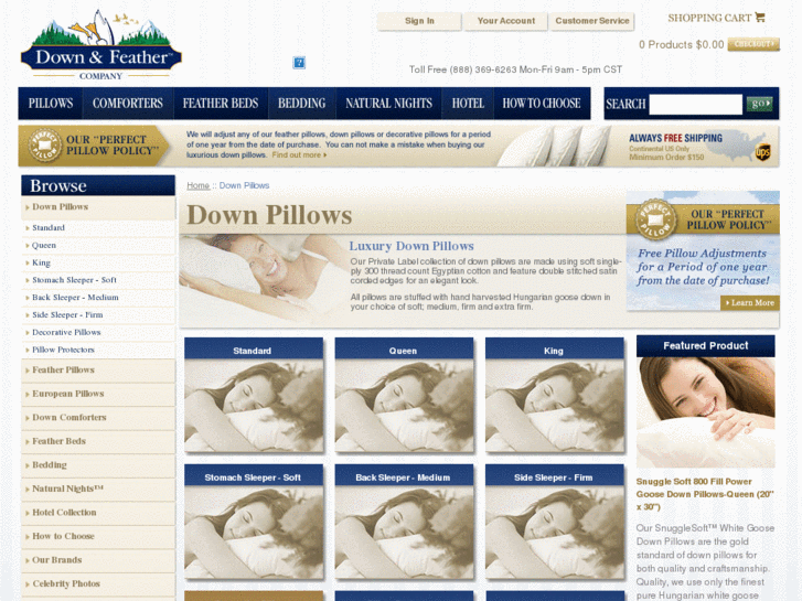 www.buydownpillows.com