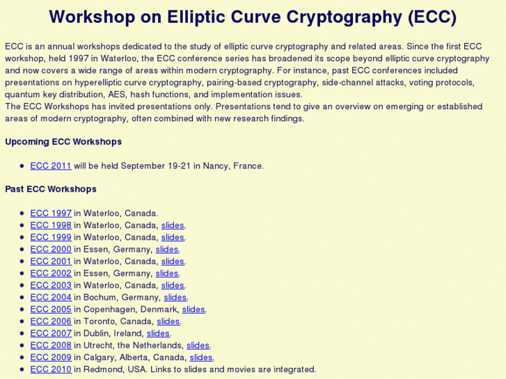 www.eccworkshop.org