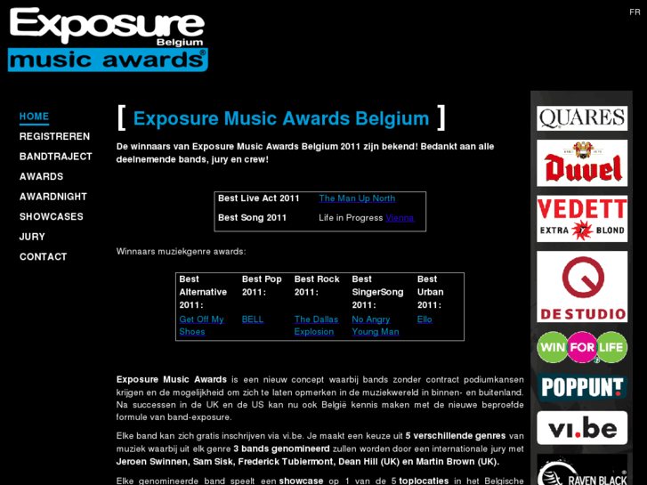 www.exposuremusicawards.be