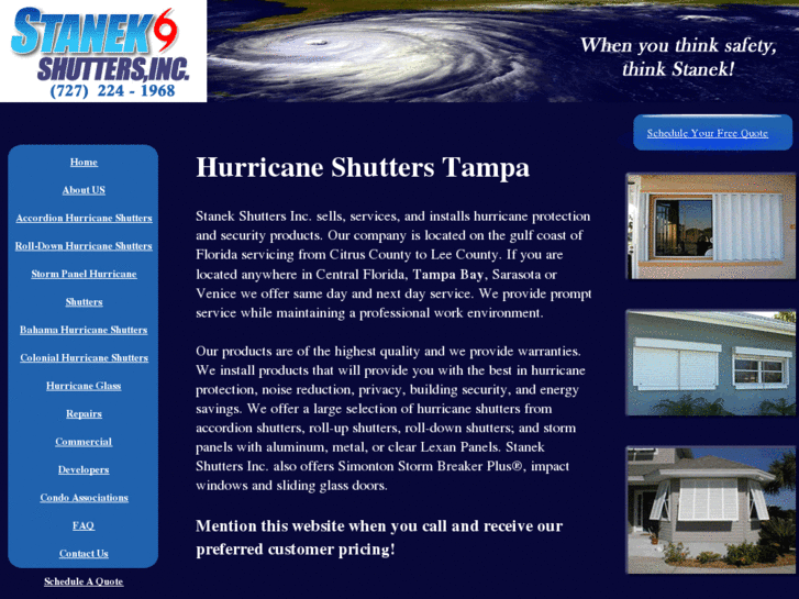 www.hurricane-shutters-tampa.com