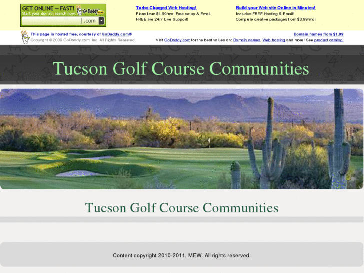 www.tucsongolfcoursecommunities.com