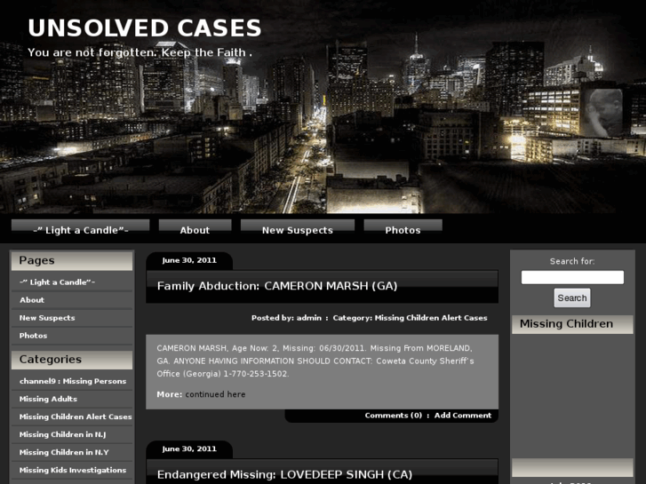 www.unsolvedcases.net