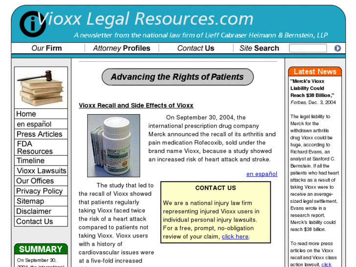 www.vioxxlegalresources.com