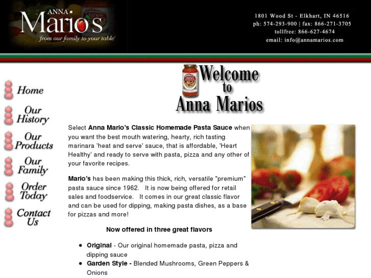 www.annamariospastasauce.com