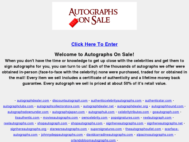 www.autographsonsale.com