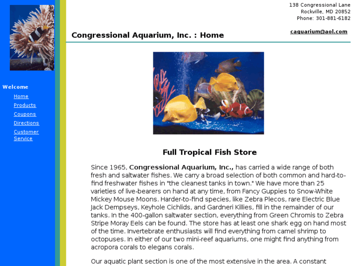 www.congressionalaquarium.com