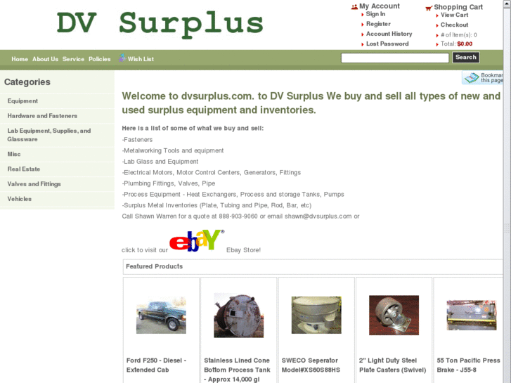 www.dvsurplus.com