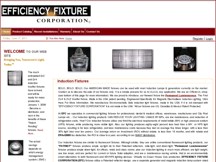 www.efficiencyfixturecorp.com