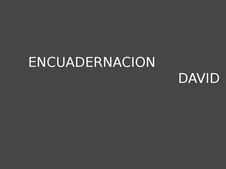 www.encuadernaciondavid.com