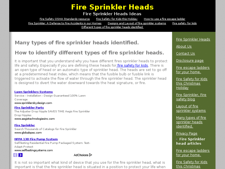 www.firesprinklerheads.org